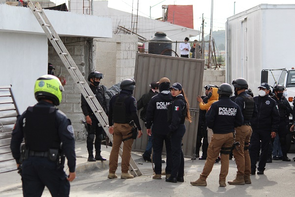 Desalojo por doble propietario se registró en la colonia Constitución Mexicana