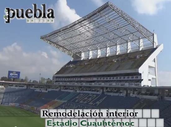 Así va la remodelación interior del estadio Cuauhtémoc