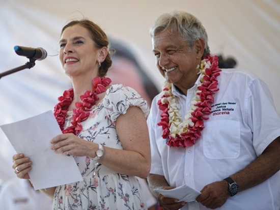 “No seré candidata ni funcionaria”: esposa de AMLO