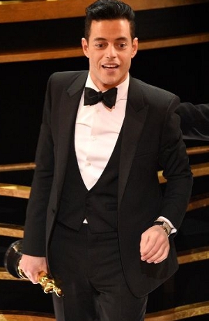VIDEO: Rami Malek ganó el Oscar… y “perdió el piso”