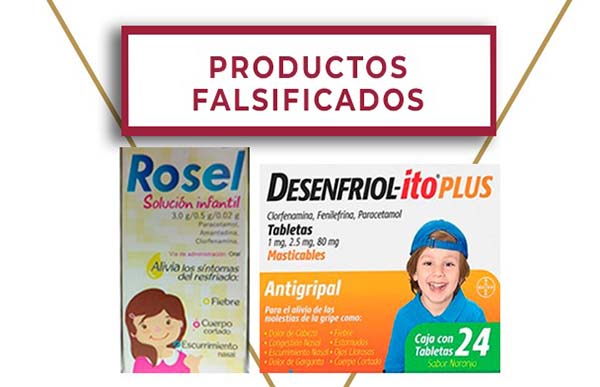 ¡Cuidado! Venden falso Desenfriolito y Rosel para niños