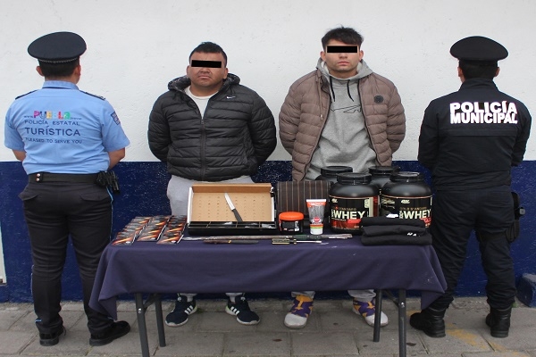 Asaltaron negocio de suplementos alimenticios en el centro de Puebla