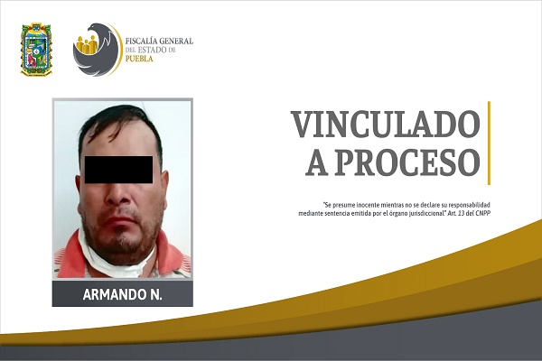 Golpeó a su esposa en Puebla y queda vinculado a proceso