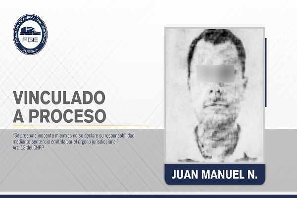Intendente violó a una menor en Texmelucan, fue vinculado a proceso