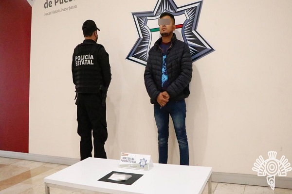 Vendedor de droga es aprehendido en San Francisco Totimehuacan