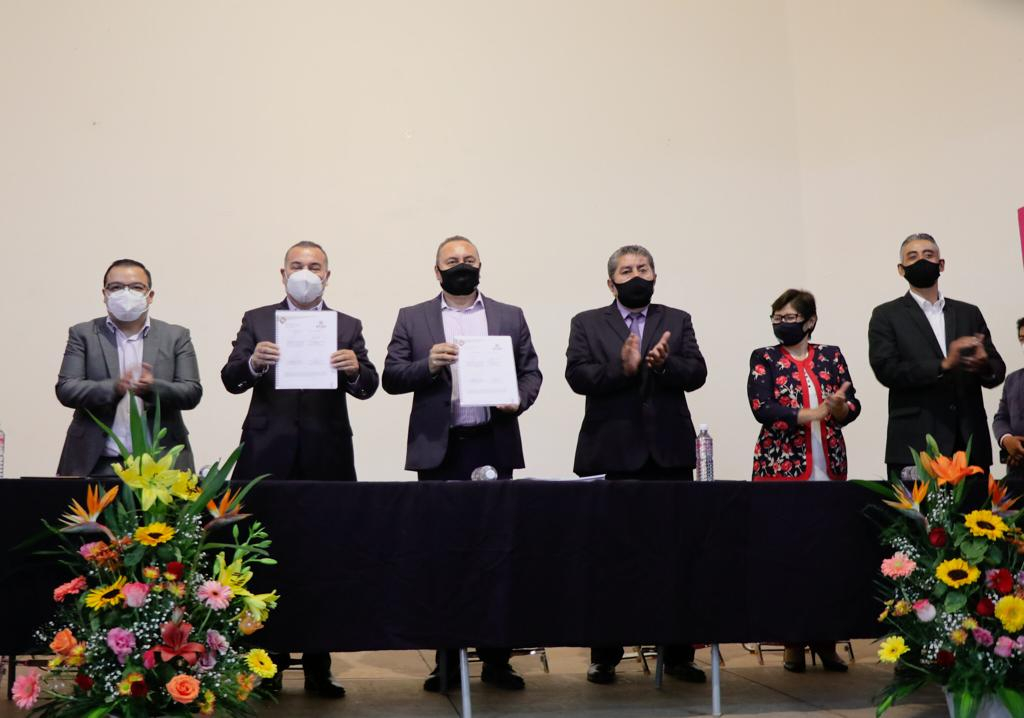 Gobierno Atlixco firma convenio de colaboración con Secretaría de Seguridad Pública del Estado