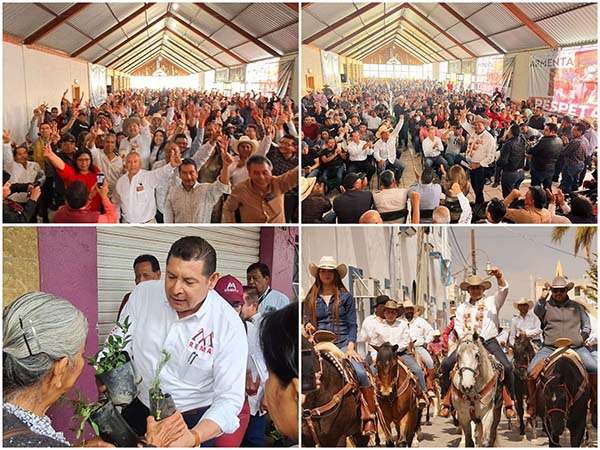 Alejandro Armenta visitó Hueytamalco, Xiutetelco y Libres