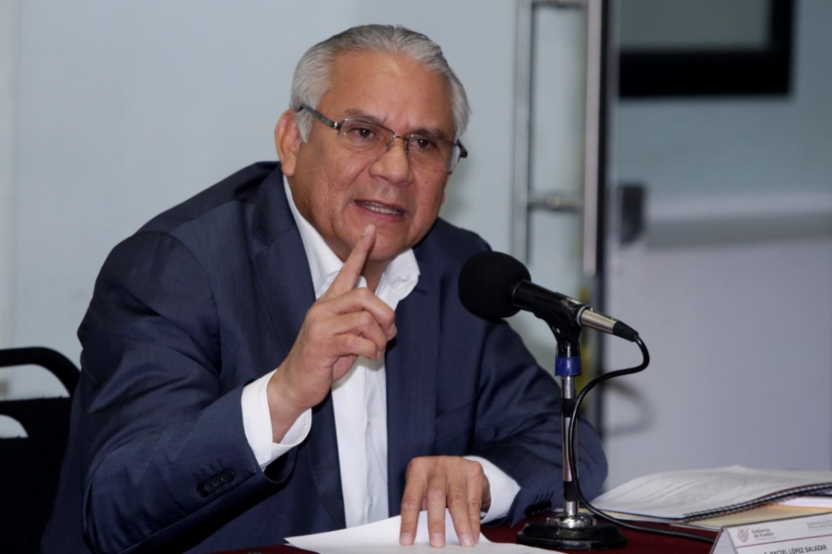 Secretario de Seguridad de Puebla lleva 100 días con COVID