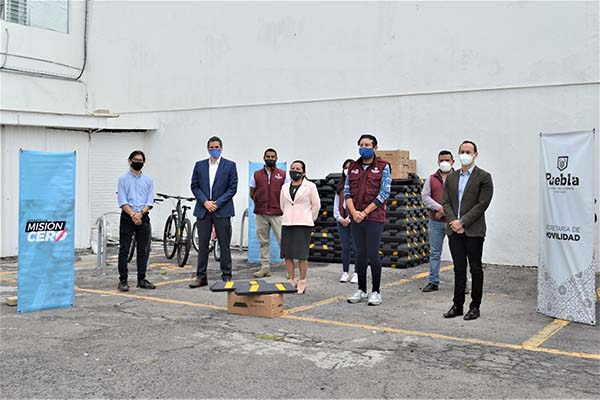 Cemex impulsa seguridad de ciclistas en Puebla