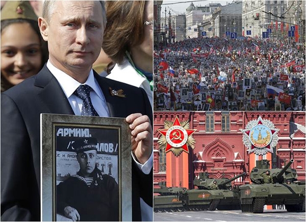 Rusia exhibe poderío militar en 70 aniversario de la Segunda Guerra