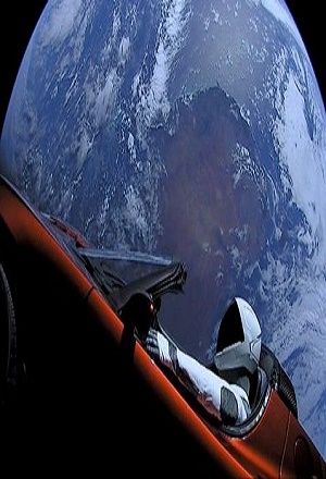 ¿Dónde está el Tesla Roadster lanzado al espacio?