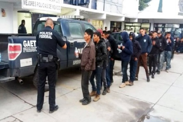 VIDEO: Policía Federal aseguró a 52 indocumentados y capturó a “pollero” en Puebla
