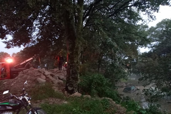 SEGOB atiende zonas de Chietla y Amozoc afectadas por las lluvias