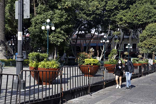 Mantendrán cerrado el zócalo de Puebla, hasta nuevo aviso