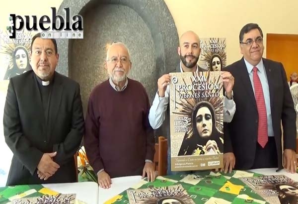 150 mil personas espera reunir la XXIV Procesión de Viernes Santo en Puebla