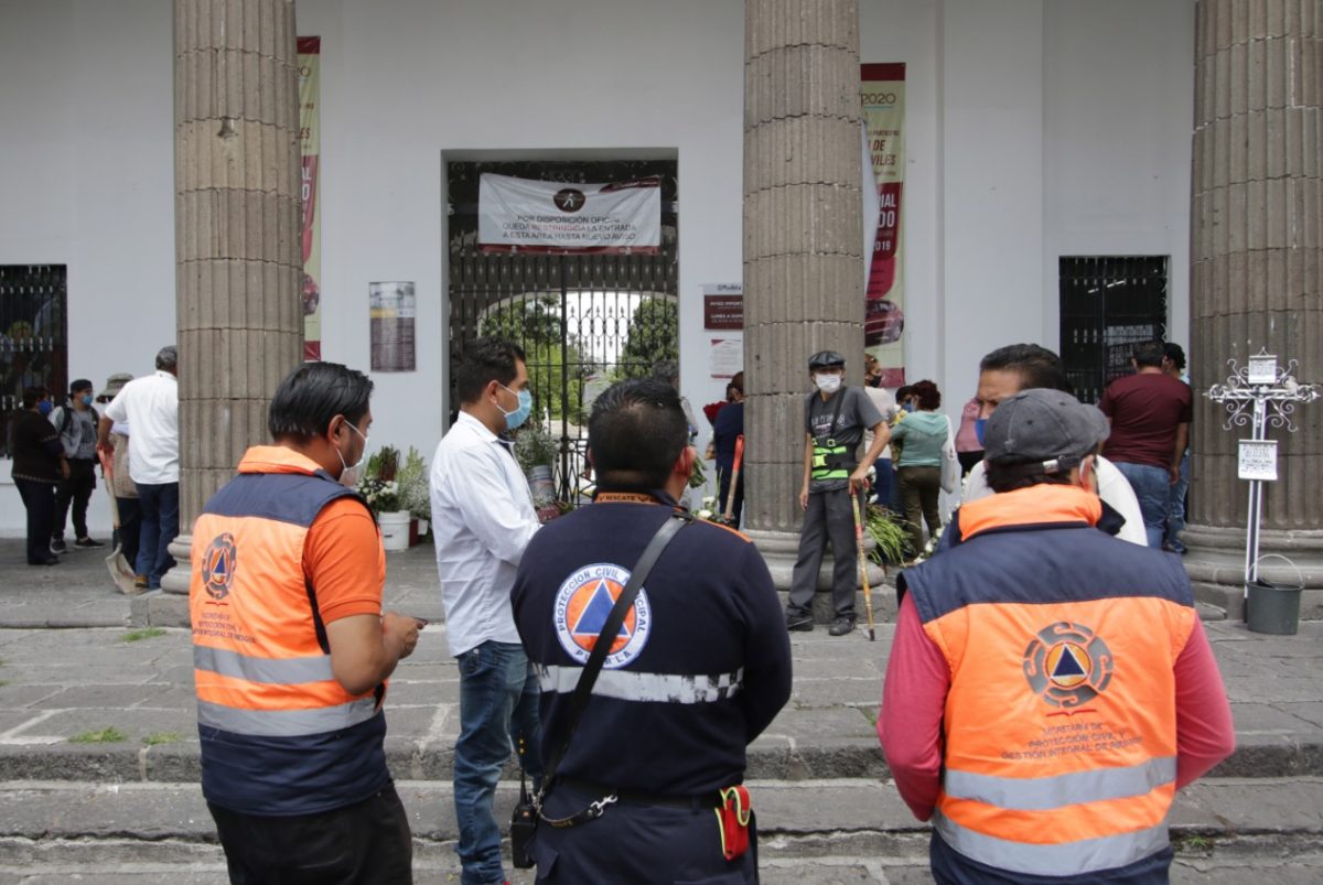 Panteones de Puebla Capital cerrados para Día de Muertos: Protección Civil