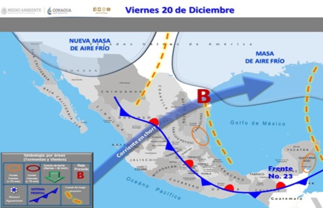 SMN: seguirá el frío durante el fin de semana