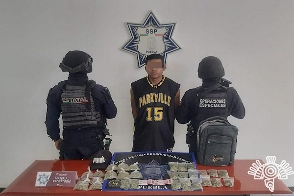 Narcomenudista de la banda de “El Pelón fue asegurado en Puebla