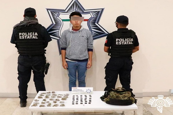 Narcovendedor de droga en redes sociales es detenido en Puebla