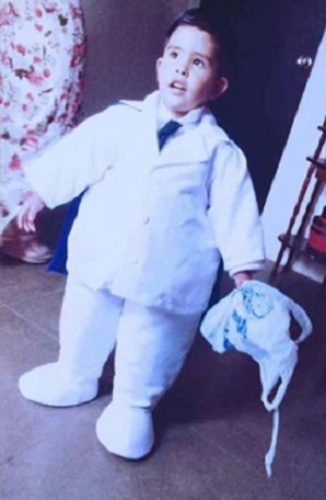 Niño decidió pasar su cumpleaños como el Dr. Simi