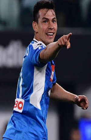 Chucky Lozano participó en empate del Nápoli y Bologna