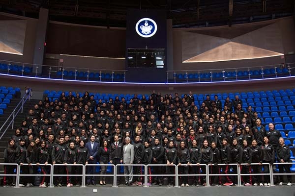 BUAP: Esparza Ortiz abandera a deportistas que competirán en la Universiada Regional 2019