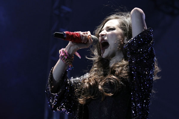 Paty Cantú en la Feria de Puebla 2014