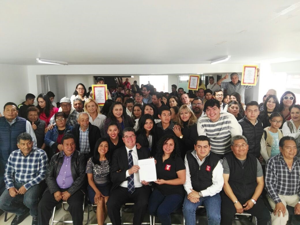 Salvador Castañeda  presenta proyecto ciudadano para San Andrés Cholula ante PSI