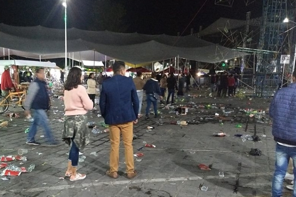 Balazos entre ebrios en Huejotzingo acabaron baile de Los Titanes de Durango