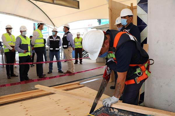 Arranca sustitución de escaleras eléctricas y elevador del paradero Juárez-Serdán de RUTA