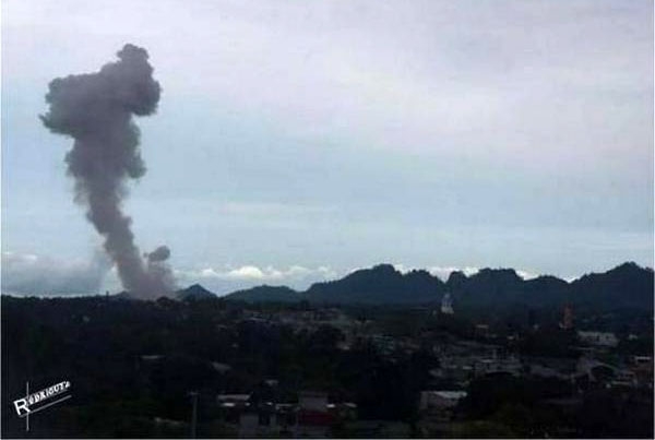 Al menos dos muertos, saldo de explosión de polvorín en Xiutetelco