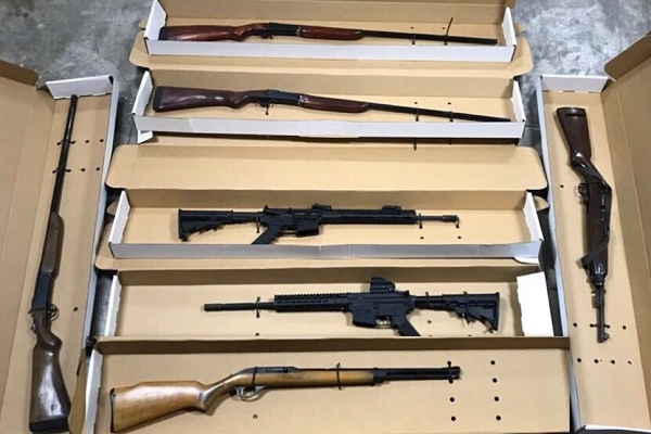 Policía Federal decomisó arsenal cerca del aeropuerto de Huejotzingo