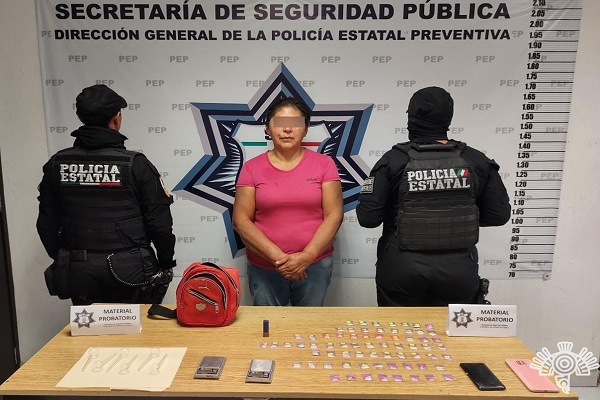 Mujer narcomenudista de “El Croquis” es capturada en Puebla