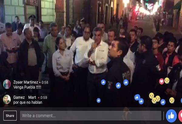“Puebla está de pie, solidaria y fuerte”, afirma Tony Gali, al hacer balance de daños por sismo