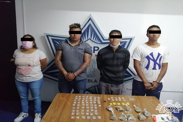 Narcomenudistas de la banda del “Chaparro”, capturados en Coronango