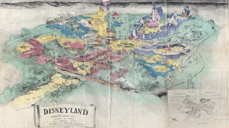 Disneyland: Aparece boceto original de construcción