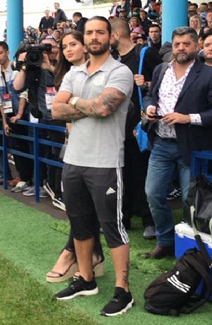 Maluma deseó suerte a la Selección Mexicana en Rusia