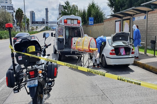 PC de San Andrés Cholula atendió a automovilista con síntomas de COVID-19