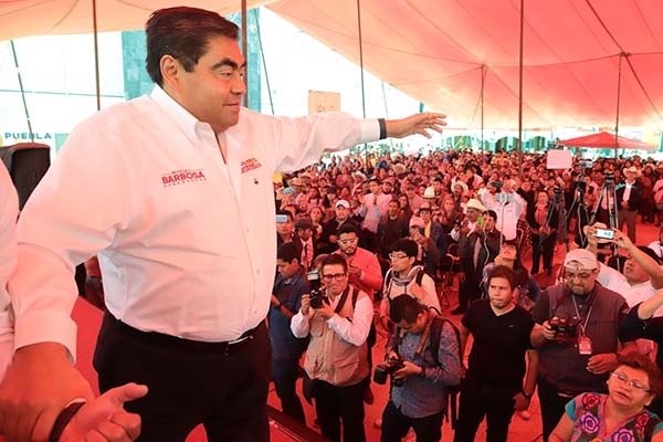 No dar por hecho que ya se ganó y salir a votar el 2 de junio, pide Barbosa a militantes de Morena