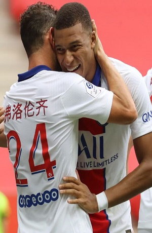 PSG se impuso 3-0 ante Niza y comienza repunte en la liga de Francia