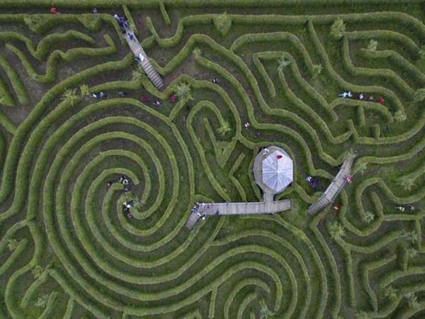 En Puebla, el laberinto más grande de México