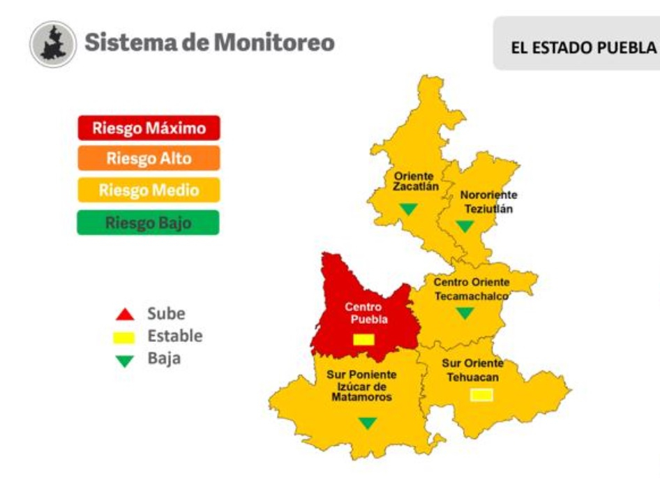 No cede la curva de contagios y defunciones por COVID en Puebla: SSA