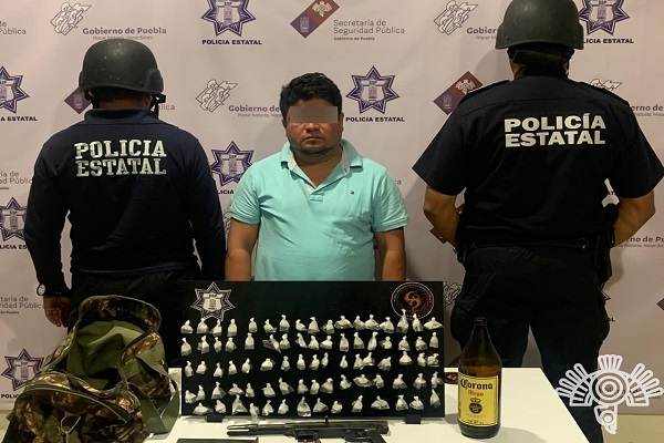 Policía Estatal capturó a líder delictivo de la zona de Ajalpan