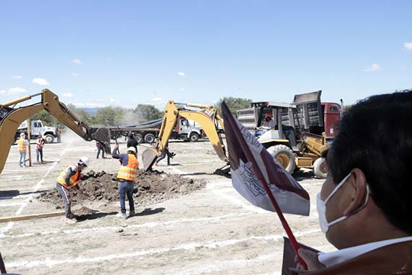Barbosa Huerta dio banderazo a construcción del IEDEP Campus Yehualtepec