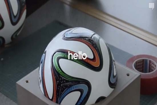 VIDEO: Brazucam, el balón del Mundial Brasil 2014 con 6 cámaras incluidas