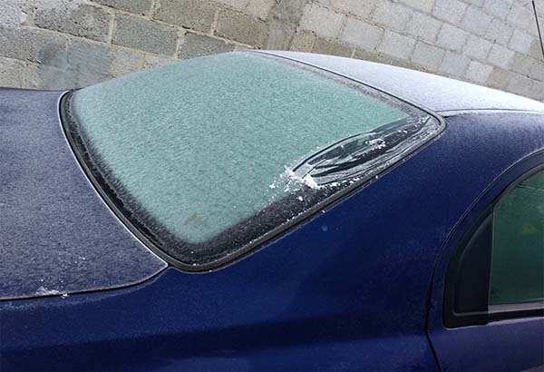 FOTOS: Hielo cubre autos y cultivos en municipios de Puebla y Tlaxcala