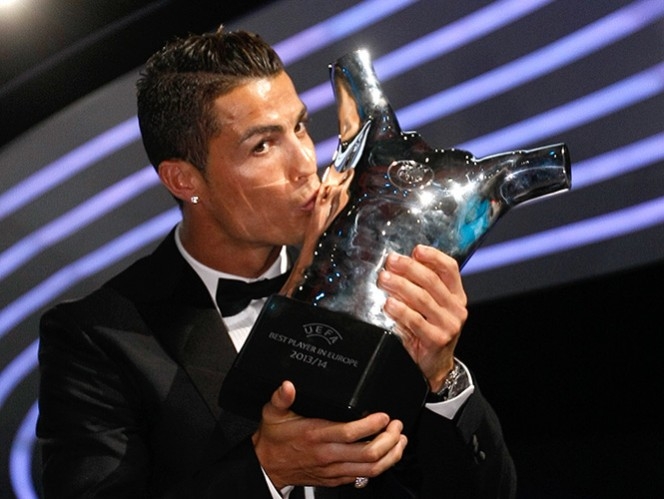 Cristiano Ronaldo fue designado el mejor jugador de Europa 2013-2014