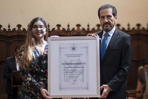Egresada de la BUAP, premio Von Behring-Röntgen Young Talent Award 2019