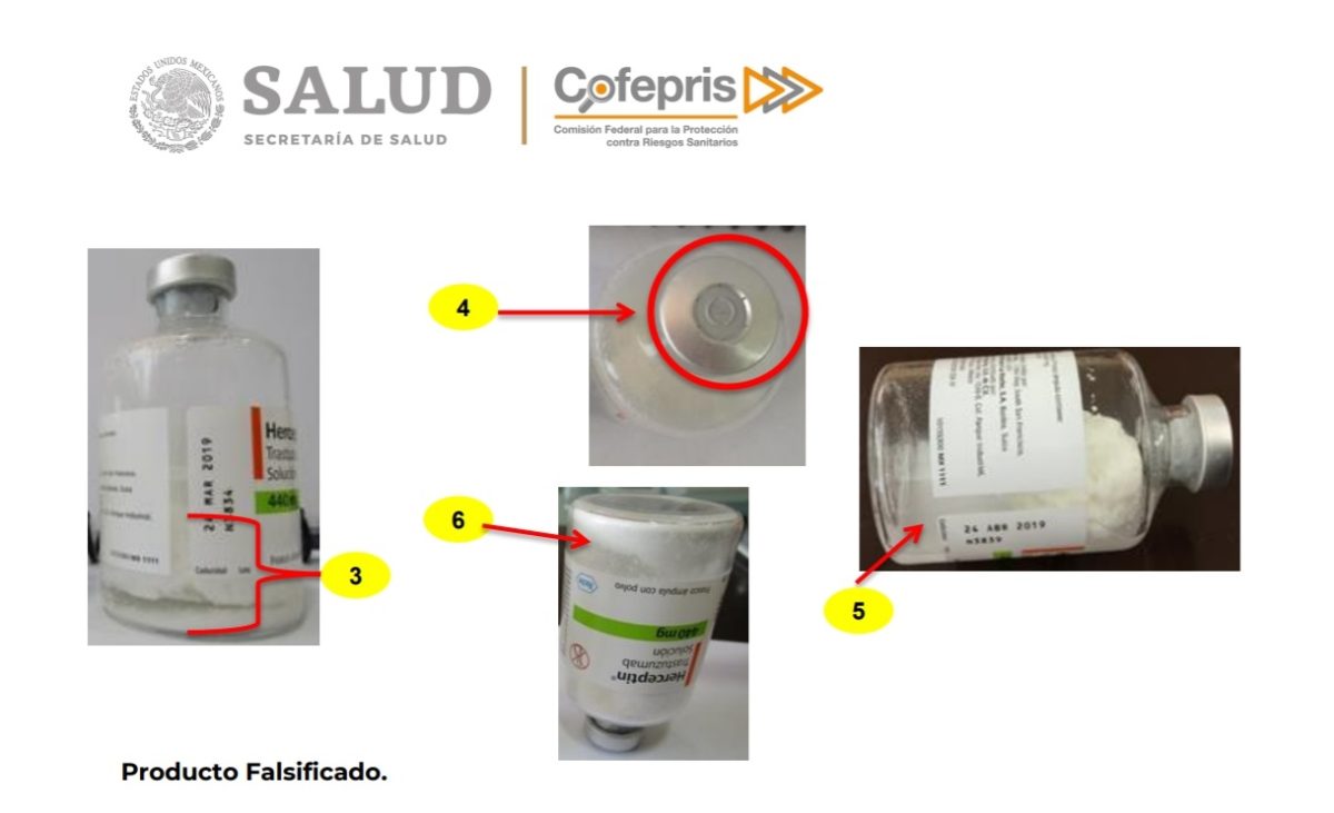 Cofepris alerta sobre medicamento “pirata” para cáncer de mama