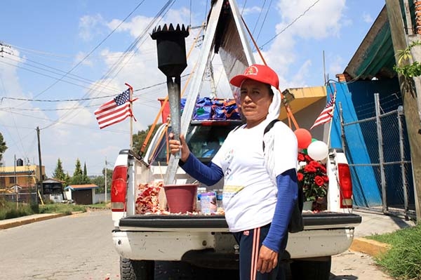FOTOS. Pasa Antorcha Guadalupana por Tlaxcalancingo